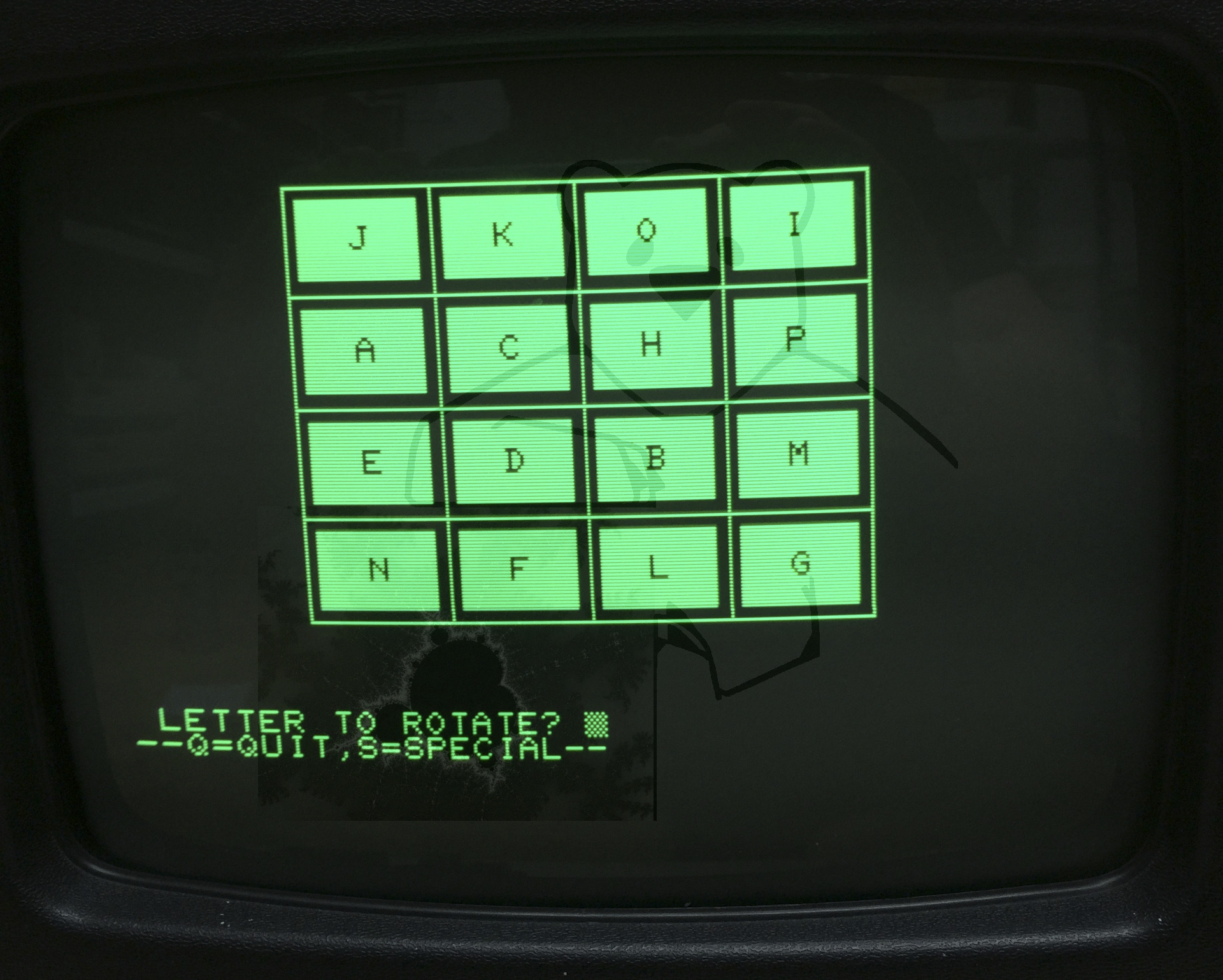 Commodore PET 2001 - Laufendes Spiel